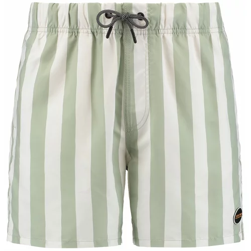 Shiwi Kratke kopalne hlače zelena / bela
