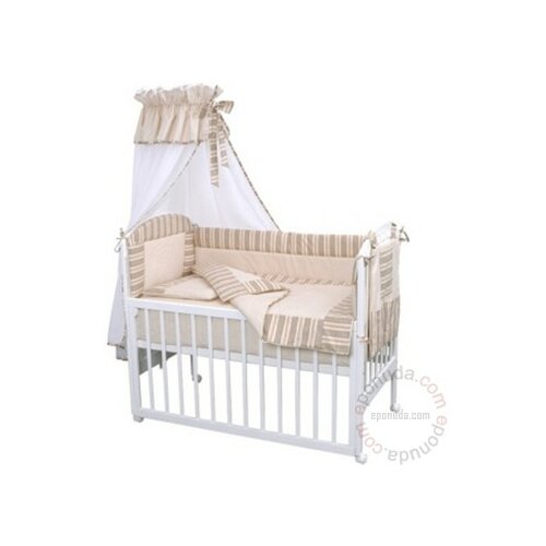 Baby Textil bebi komplet za krevetac 80x120cm / ELEGANT / bež Slike