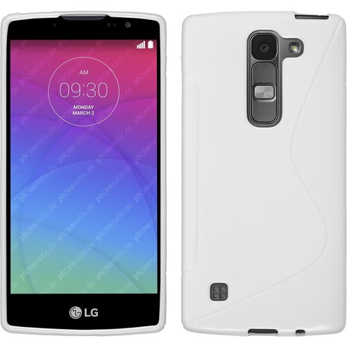  Gumijasti / gel etui S-Line za LG Spirit - beli Slike