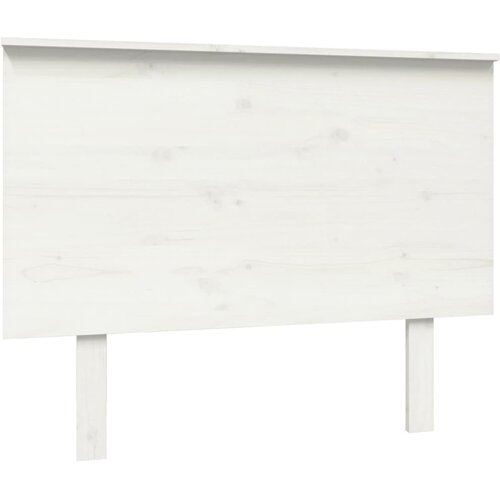 Maison Chic posteljno vzglavje - vzglavna omarica - nočna omarica belo 104x6x82,5 cm trdna borovina, (21705871) Slike
