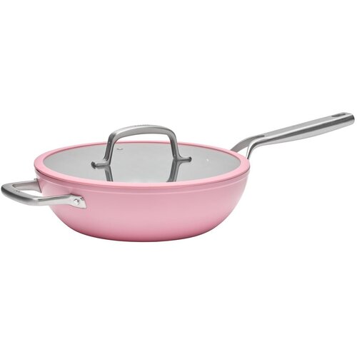FABINI Vok aluminijasta ponev s pokrovko in neprijemljivo površino ø 28 cm Meda 3.0 – Cene