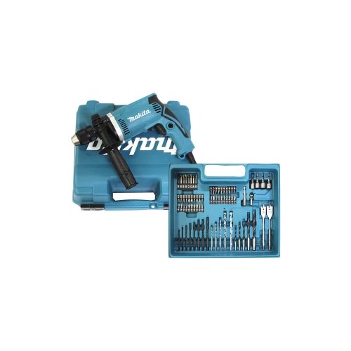Makita HP1631KX3 1 brzina-Udarna bušilica 710 W Uklj. oprema, Uklj. kofer Cijene