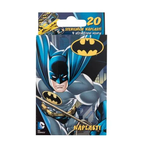 DC Comics Batman Plaster Set sterilni flasteri 20 kom