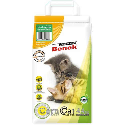 Benek Super Corn Cat Fresh Grass - 7 l (oko 5 kg) Slike