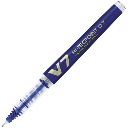 Roler 0,7mm hi-tecpoint v7 cartridge begreen pilot bxc-v7-bgmodra - set polnil Gratis!! Slike