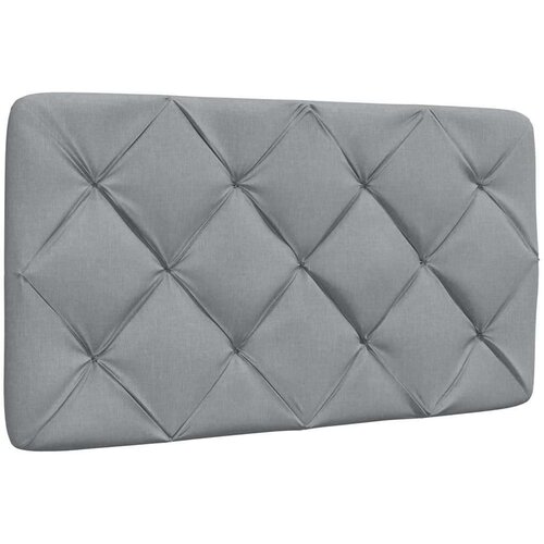 vidaXL Vzglavna stranica svetlo siva 90 cm blago Cene