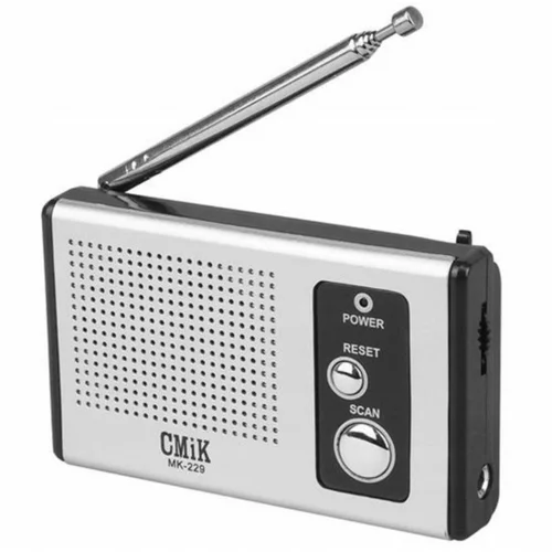 TIMMLUX Mini žepni FM radio na baterije 2 x AAA