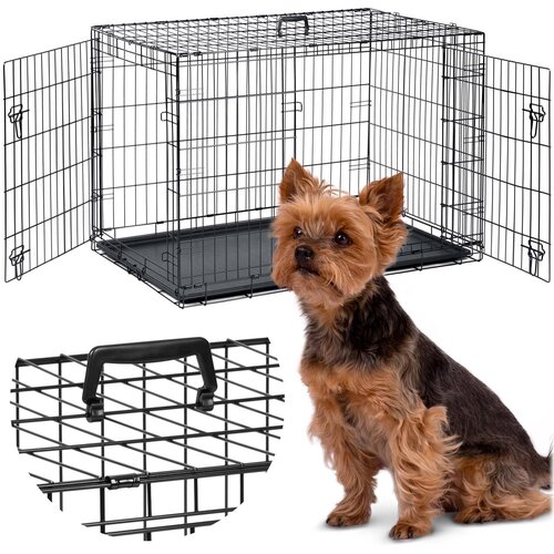 Janshop Durable Pet Cage for Small Dogs - 75.5 x 47.5 x 54 cm PH-200, (21740419) Cene