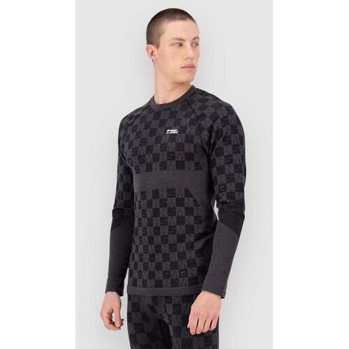 Mons Royale Ascender Merino Funkcijska majica forged iron / black Cene