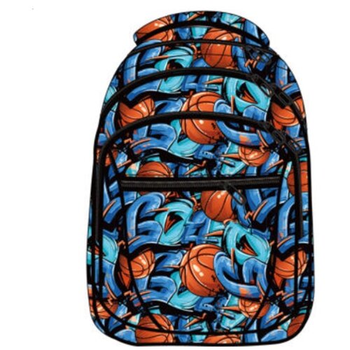 Octopus &Scaron;kolski Ranac Oby2643 Slam Dunk 28x13x39cm plava narandžasta Cene