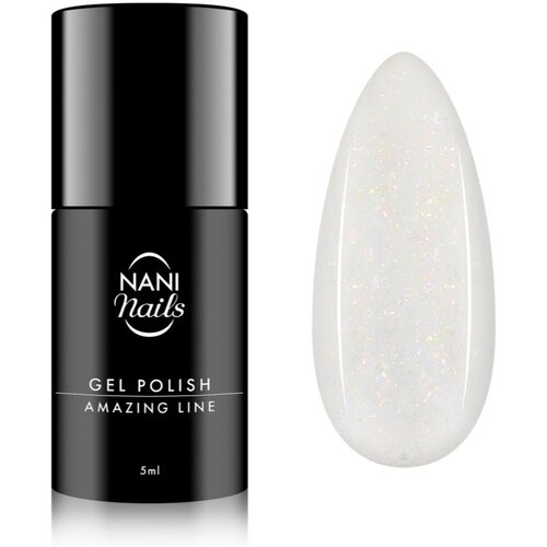 NANI Nails NANI Amazing Line gel lak za nokte nijansa Shimmer White 5 ml Slike