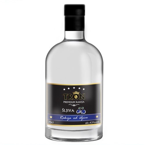 KAŠASA TRON Premijum Rakija, Šljiva. 0.7l Cene