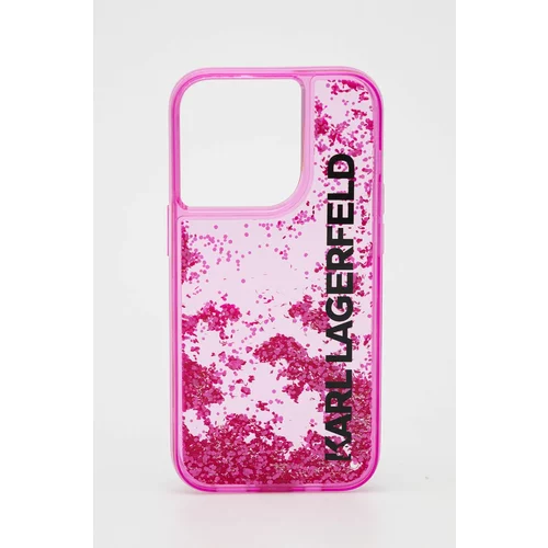 Karl Lagerfeld Etui za telefon iPhone 14 Pro 6,1" boja: ružičasta