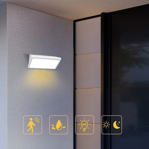  Brilagi-LED spoljna zidna svetiljka sa senzorom TRIANGLE LED/20W/230V bela IP65 Slike