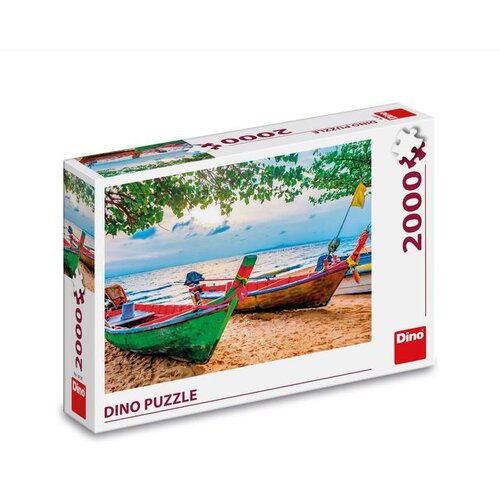 Dino ribarski čunovi, puzzle set 2000 delova Slike