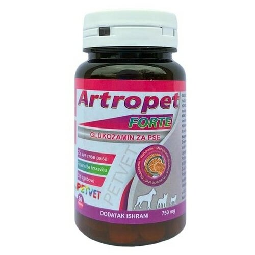ARTROFLEX STRONG Artropet Forte - GLUKOZAMIN za pse 750mg 60 tableta Cene