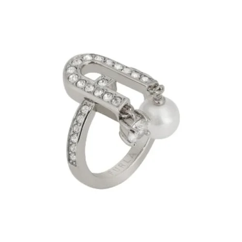 Furla Ring - ARCH PEARL RING silver