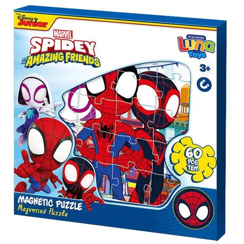 Luna Luna: Spidey in prijatelji vzorec 3x20-delna magnetna sestavljanka Cene
