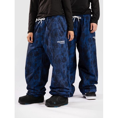 SOUVENIR Parachute Hlace petrol blue blotch print Cene