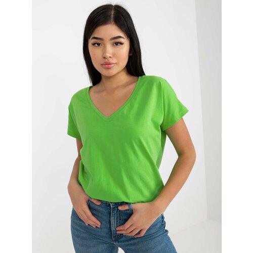 Fashion Hunters Light green classic basic t-shirt by Emory Slike