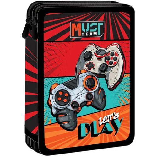 Luna Luna: Dvonadstropna napolnjena peresnica z motivom Must Team Lets play gamer Cene