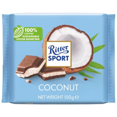 RITTER SPORT čokolada mlečna kokos 100g Cene