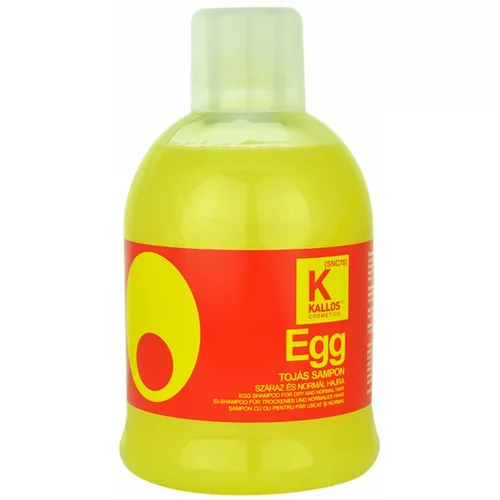 Kallos Egg hranjivi šampon za suhu i normalnu kosu 1000 ml