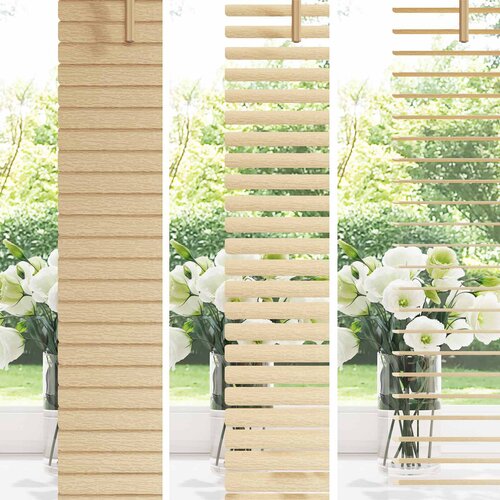  Venecijanska roleta Svijetlo smeđa s uzorkom 213 x 120 cm PVC Slike