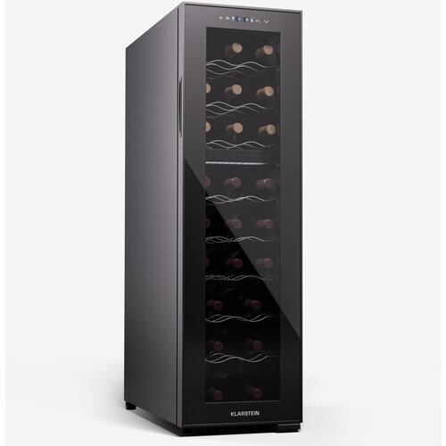 Klarstein Shiraz 24 Duo, hladilnik za vino, 2 hladilni območji, 75 l/24 steklenic, 5-18 &amp;deg;C, upravljanje na dotik Slike