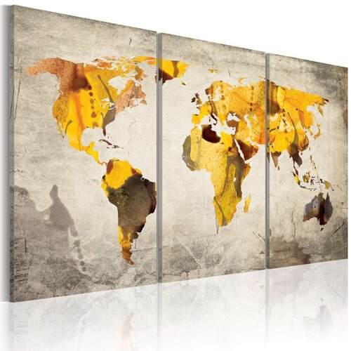  Slika - Sunny continents - triptych 120x80 Slike