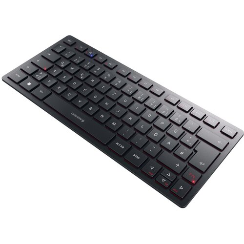 Cherry KW 9200 MINI keyboard Universal USB + RF Wireless + Bluetooth QWERTZ German Black (JK-9250DE-2) Cene