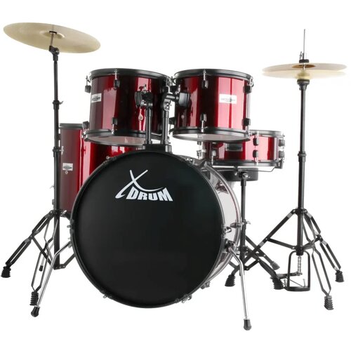  XDrum Rookie 22" Standard Drum Set bobnov - RUBY RED - Audio-Kondric Cene