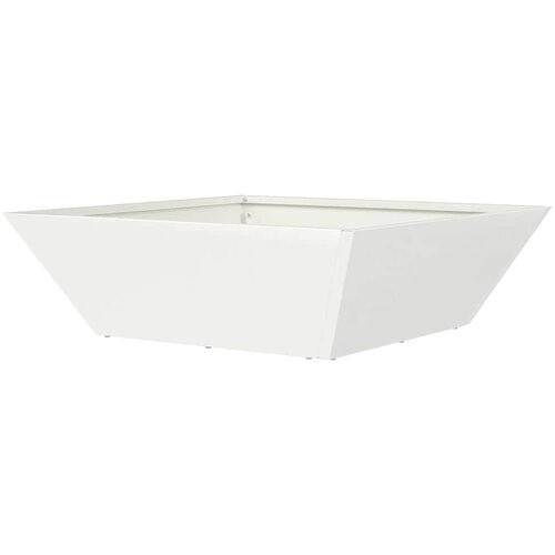  Vrtna saksija 5 pcs Bijelo 50 x 50 x 15 cm Čelična vrata Slike