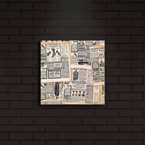 Wallity Zidna slika sa LED osvetljenjem 2828IACT-7, 28x28 cm Cijene