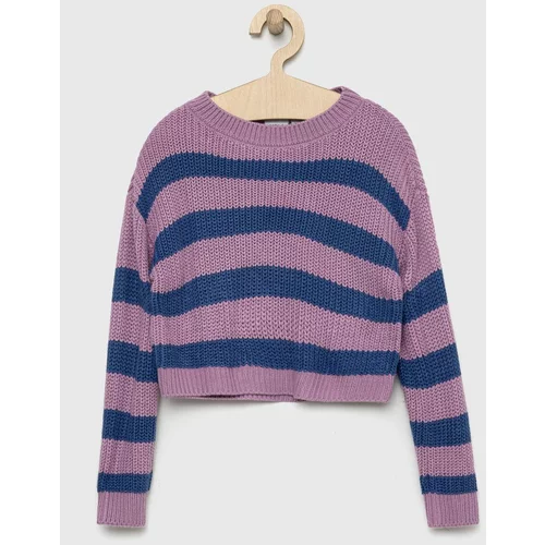 name it Otroški pulover vijolična barva