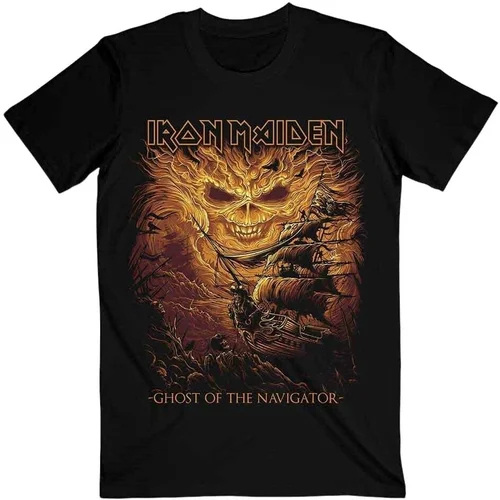 Iron Maiden Košulja Ghost of the Navigator Unisex Black 2XL