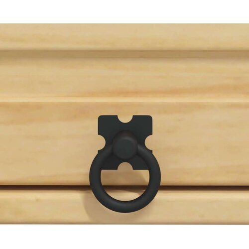  Cabinet s policom Med 80 x 80 x 60 cm Čvrsto borovo drvo Slike
