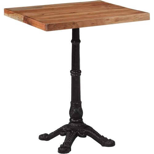 Bistro stolić 60 x 60 x 76 cm od masivnog bagremovog drva Slike