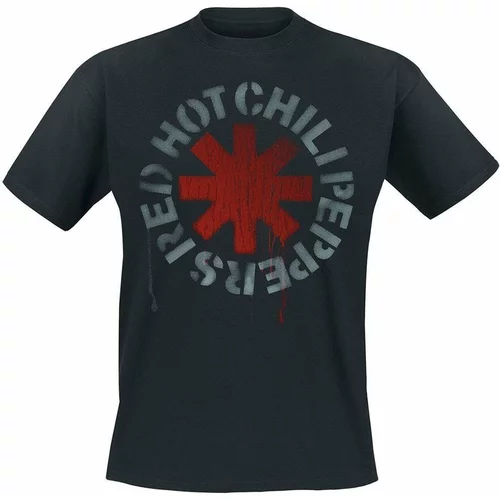 Red Hot Chili Peppers Košulja Stencil 2XL Crna