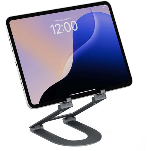 TWELVE SOUTH Namizno stojalo Curve Mini Slate, zložljivo in nastavljivo za tablični računalnik in iPad, Bež, (5000192540) Slike