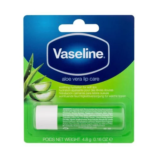Vaseline Aloe Vera Lip Care umirujući hidratantni balzam za usne 4.8 g