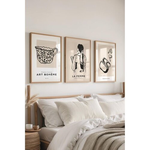WALLXPERT &Ccedil;-300598 - 5070 Vi&scaron;enamenski dekorativni set slika (3 komada) Cene