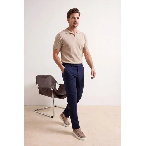 Trendyol muške pantalone Tmnss26Pl00015, mornarsko plava-tamna plava Cene