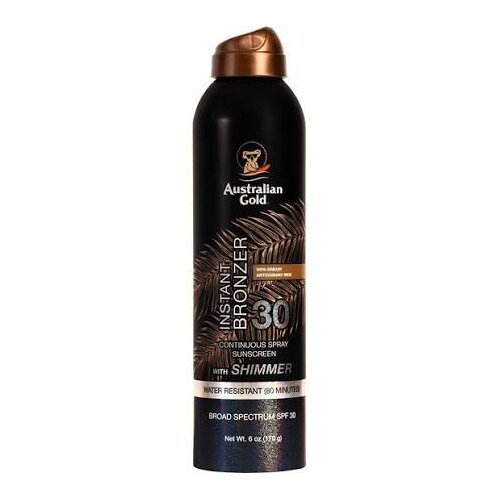 Australian Gold SPF 30 Continuous spray with bronzer 177ml Slike