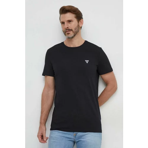 Guess Kratka majica 2-pack moški, črna barva