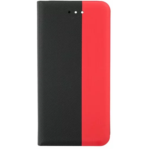 Prio preklopni etui za Apple iPhone 13 Pro iz umetnega usnja, rdeča-črna