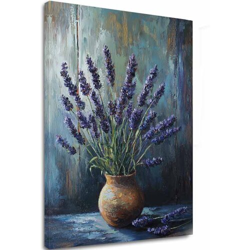 Slika lavandina harmonija | Soba u glinenoj vazi | Akrilni detalji 40x60 cm Cijene