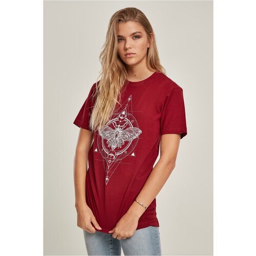 MT Ladies Women's T-shirt from burgundy moth Slike