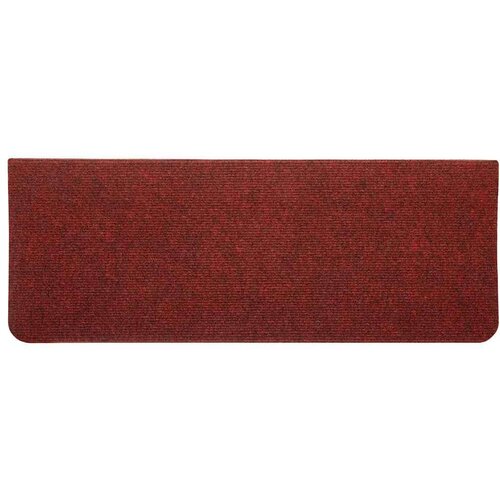 VidaXL Samoljepljivi otirači za stepenice 30 kom crveni 65x24,5x3,5 cm Slike