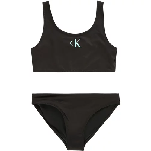 Calvin Klein Swimwear Bikini pastelno plava / crna